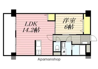 ロマネスク大名【5階】の間取り