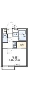 レオパレス住吉5【2階】の間取り