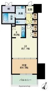 RJRプレシア博多楽水園【5階】の間取り
