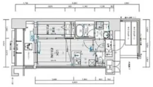 グランフォーレプライム六本松【10階】の間取り