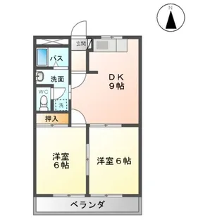 アネックスA【203号室】の間取り