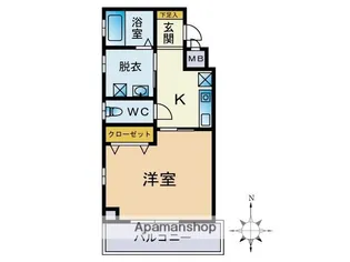 ノエル藤崎【2階】の間取り