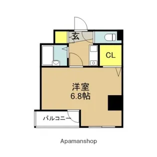 スタシオン大濠公園【4階】の間取り