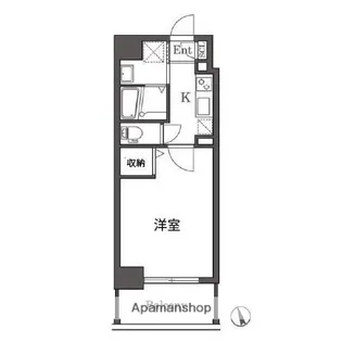 レブリアント清川Ⅰ【3階】の間取り