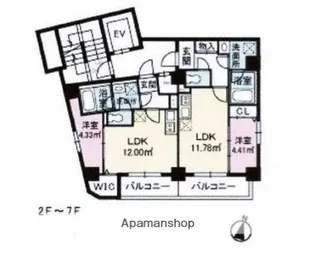 エスペランサ【4階】の間取り
