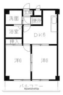 ドゥエム百道【1階】の間取り