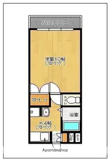 イーエルケイ大名ビル【3階】の間取り