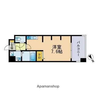 エスティメゾン薬院【3階】の間取り