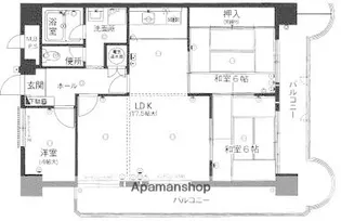 朝日プラザ浄水【8階】の間取り