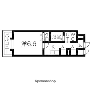グランメール・エスティエ【4階】の間取り