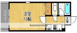 K’S室見駅アヴェニュー【6階】の間取り