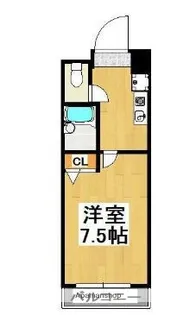 UMIBE BLD.【7階】の間取り