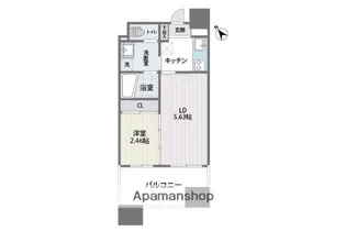 グランフォーレ薬院南【8階】の間取り