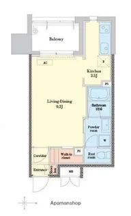 RJRプレシア博多【4階】の間取り