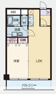 クラッセ博多駅南【8階】の間取り