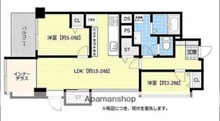 ホワイティ薬院【7階】の間取り