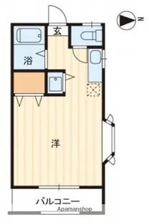 コーポエクセレント三宅Ⅰ・Ⅱ【1階】の間取り