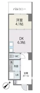 MIMOSA TERRACE【4階】の間取り