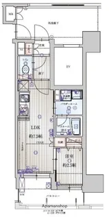 アクタス薬院テラス【15階】の間取り