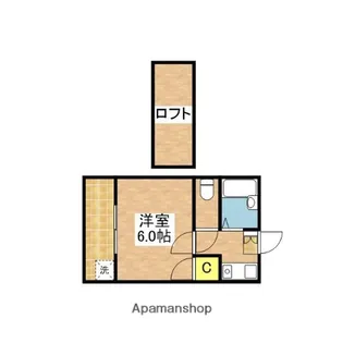 プライマリー飯倉【2階】の間取り