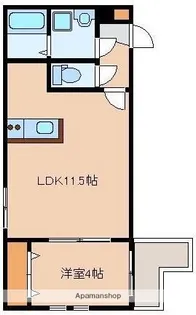リテラ姪浜【2階】の間取り