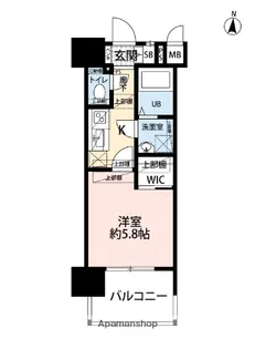 サヴォイ博多スーペリア【12階】の間取り