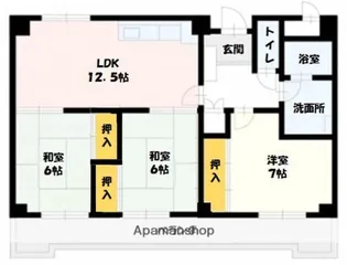 アース・フレンドリー那珂【9階】の間取り