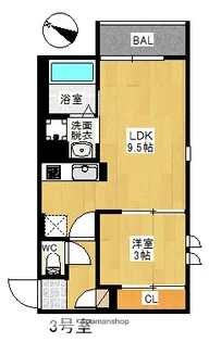 REGALEST博多駅南【1階】の間取り