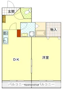 エトス平尾(入江ビル旧館)【3階】の間取り
