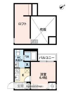 DEARCOURT R【1階】の間取り