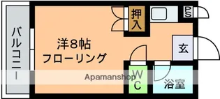 リベルテ松山【3階】の間取り