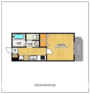 グレースパーク【4階】の間取り