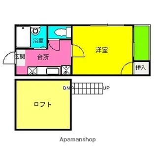 マリーコーポⅡ【2階】の間取り