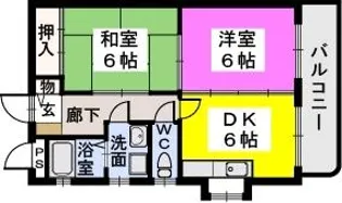 プチメゾン茜【2階】の間取り