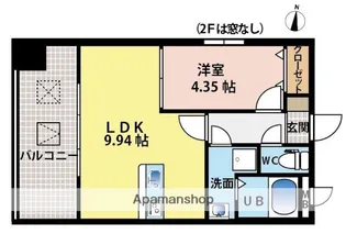 BUENA VISTA OHORI PARK【9階】の間取り
