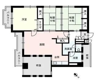 第2テングビル【5階】の間取り