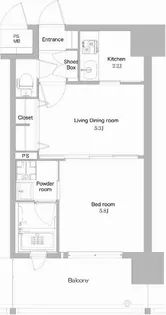 エンクレストNEO博多駅南【10階】の間取り
