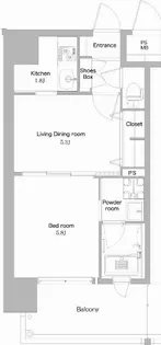 エンクレストNEO博多駅南【2階】の間取り