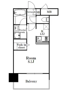 エンクレスト博多PREMIER【7階】の間取り