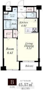 APエルテージ地行【1階】の間取り