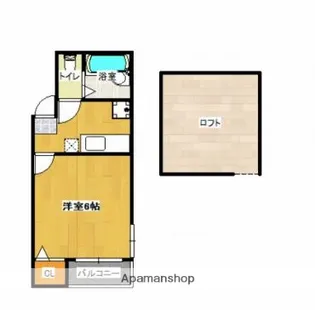 コンファートみかさ【1階】の間取り
