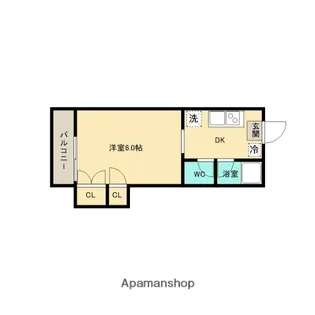 ホワイトヴィレッジ【1階】の間取り