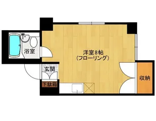 エトワール博多【3階】の間取り