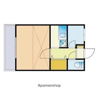 アークヒルズ友丘A【2階】の間取り