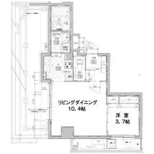 プライマル福岡平尾【4階】の間取り
