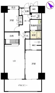 シャーメゾンステージ博多【11階】の間取り