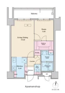 RJRプレシア六本松【2階】の間取り