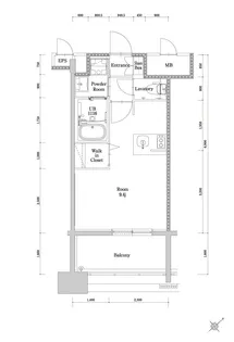 エンクレスト博多駅南GRACE【5階】の間取り