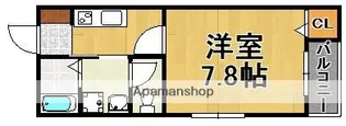 アシスト南片江【1階】の間取り