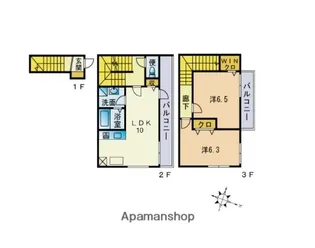 CLARO鳥飼3丁目【1階】の間取り